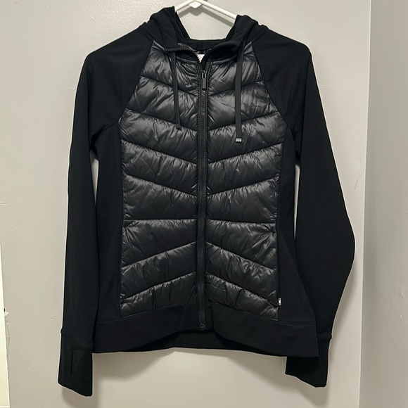Lou & Grey Jackets & Blazers - Loft Lou & Grey Mixed Media Puffer Jacket, size Small